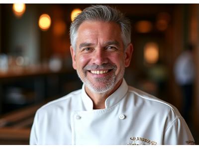 Portrait du Chef Exécutif Jean-Pierre Dubois, souriant et passionné